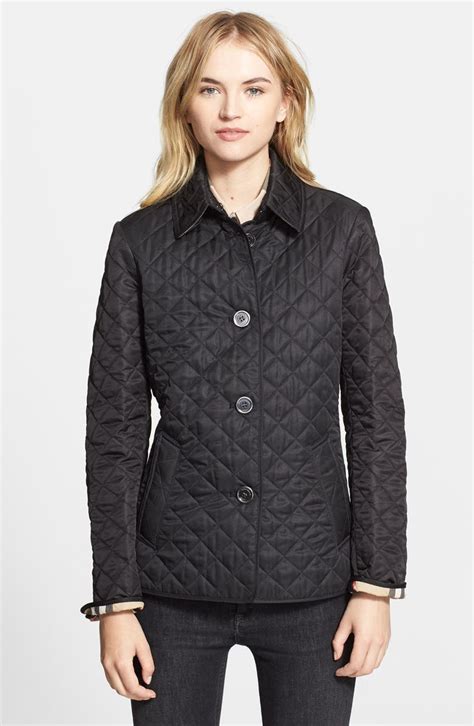 burberry brit quilted jacket nordstrom|burberry quilted jacket outlet price.